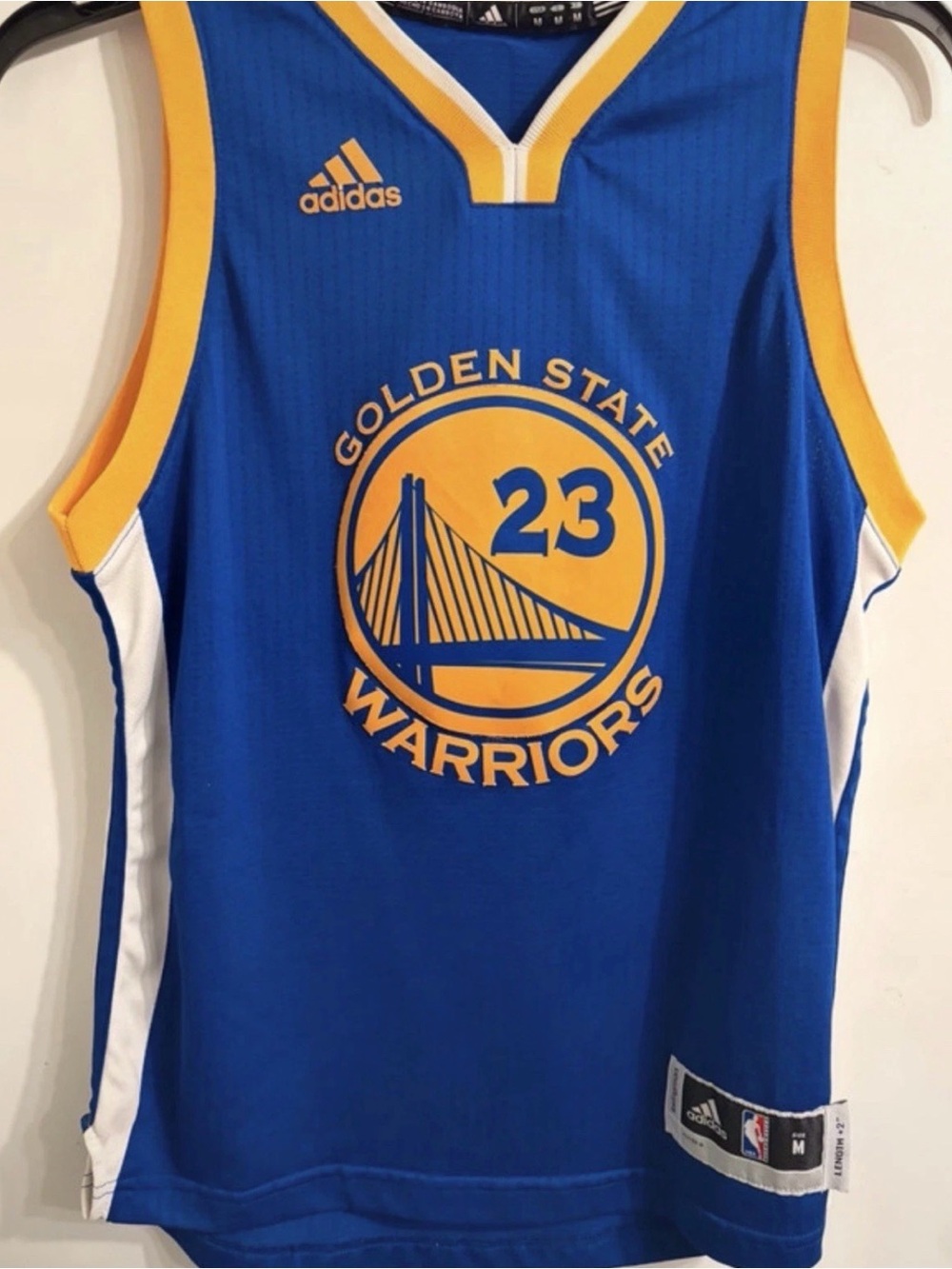 Draymond Green Golden State Warriors Jersey Adidas #23 Blue Youth Medium